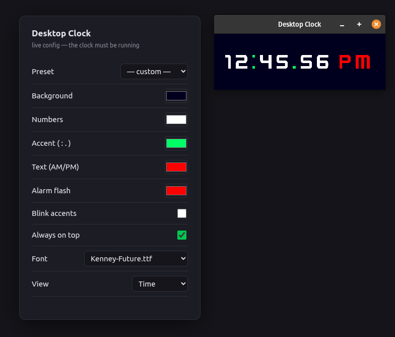 Odin Desktop Clock screenshot